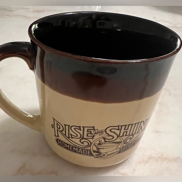 Hardee's 1984 Vintage Rise and Shine Homemade Biscuits Coffee Cup Mug - Picture 2 of 4